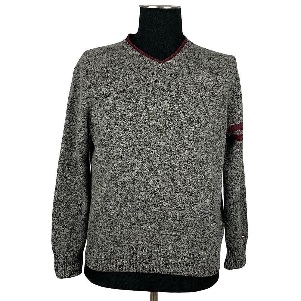 Tommy‎ Hilfiger Lambswool V-Neck Knit Sweater - Mens M